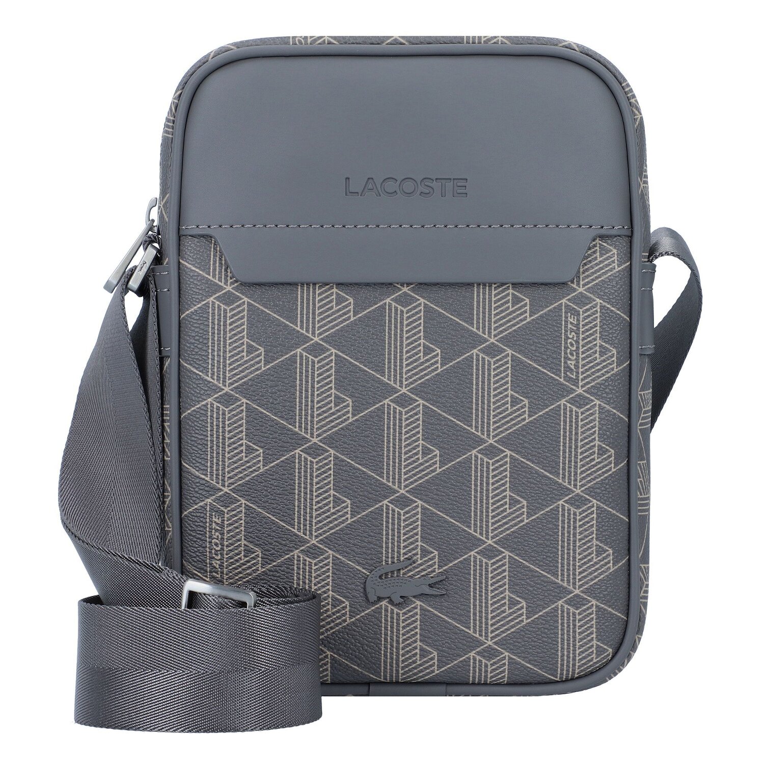 Lacoste The Blend Mini sac à bandoulière 16 cm mono castlerock