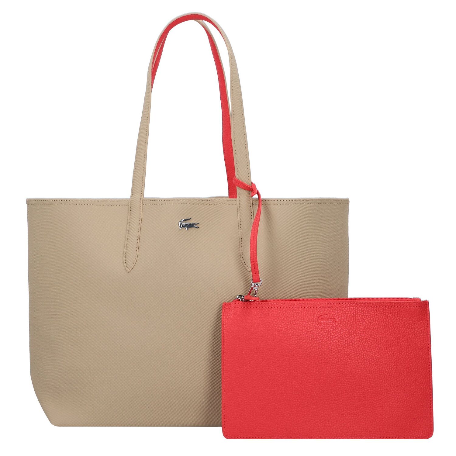 Lacoste Anna Sac réversible 34,5 cm viennois grenadine sur