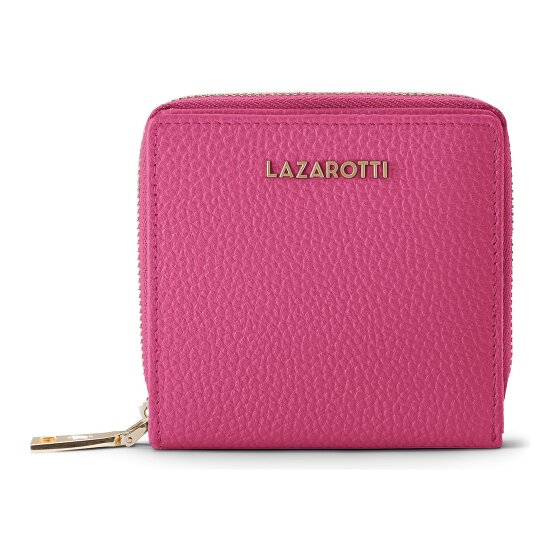 Lazarotti Bologna Leather Medium Porte-monnaie Zip-Around en cuir 10 cm