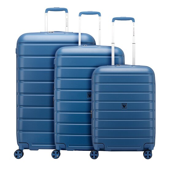 Roncato Relife 4 roues Set de valises 3 pièces avec soufflet d'extension
