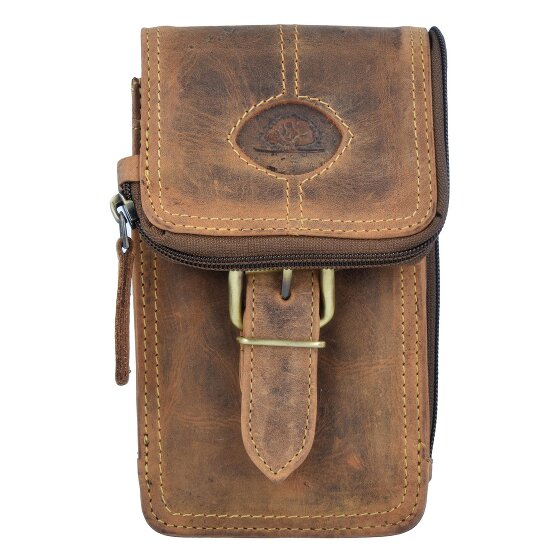 Greenburry Sac banane vintage en cuir 10 cm