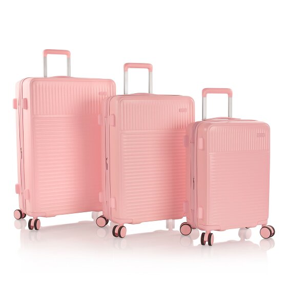 Heys Pastel 4 roulettes Set de valises 3 pièces avec soufflet d'extension