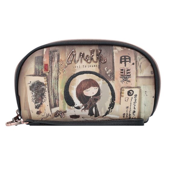 Anekke Shoen Black Porte-monnaie Protection RFID 22 cm