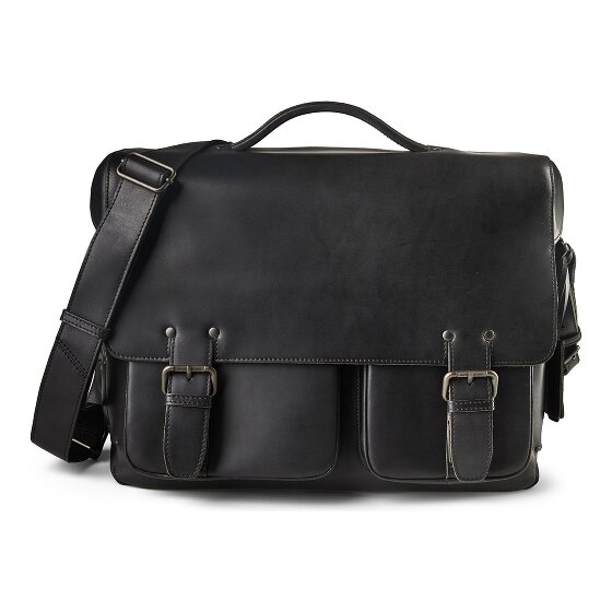 aunts & uncles Heritage Attaché-case Cuir véritable 39 cm Compartiment ordinateur