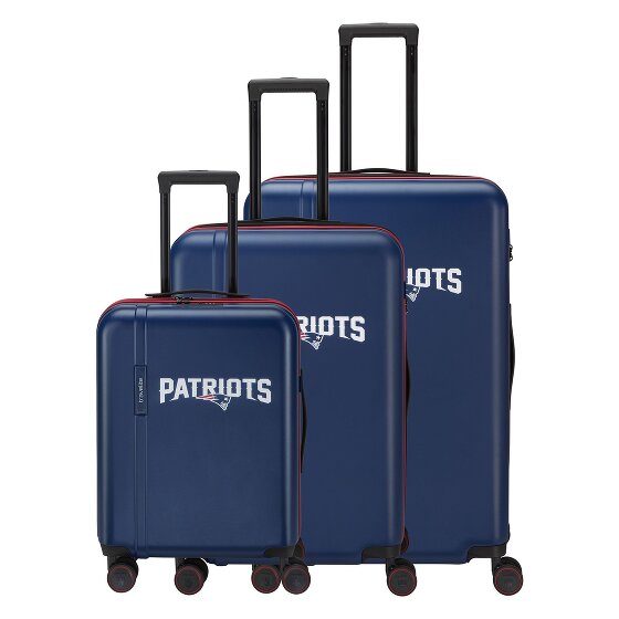 Travelite travelite x NFL 4 roues Set de valises 3 pièces avec soufflet d'extension