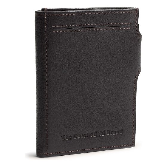 The Chesterfield Brand Ebro Étui pour cartes de crédit Protection RFID Cuir véritable 7.5 cm