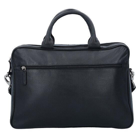 Dermata Attaché-case Cuir véritable 40 cm Compartiment ordinateur