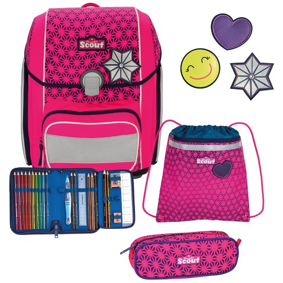Scout Genius Neon Safety DIN Set de cartables 4 pièces