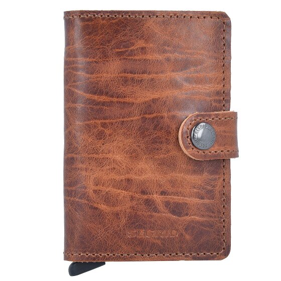 Secrid Miniwallet Étui pour cartes de crédit Protection RFID Cuir véritable 6.5 cm