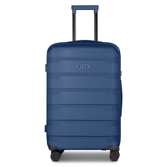 d&n South Dakota 4 roulettes Trolley M 66 cm avec soufflet d'extension