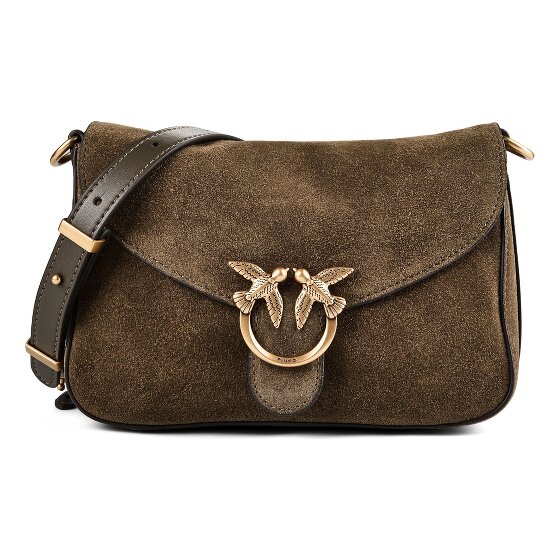 PINKO Love Satchel Mini Sac à bandoulière Cuir véritable 20 cm