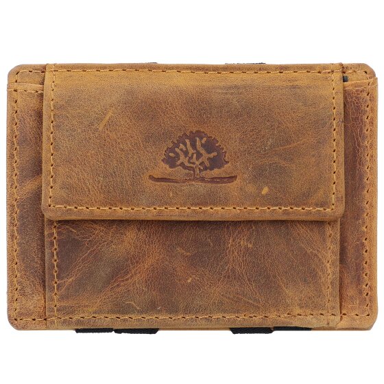 Greenburry Vintage Magic Porte-monnaie en cuir RFID 10 cm