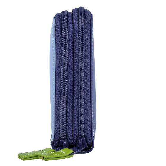 Mywalit Large Double Zip Around Purse Porte-monnaie en cuir 18 cm