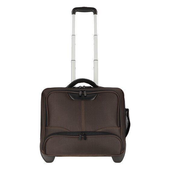 Dermata 2 roues Valise business 41 cm Compartiment ordinateur