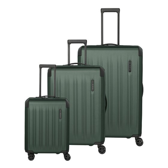 Travelite Dynamiic 4 roulettes Set de valises 3 pièces avec soufflet d'extension