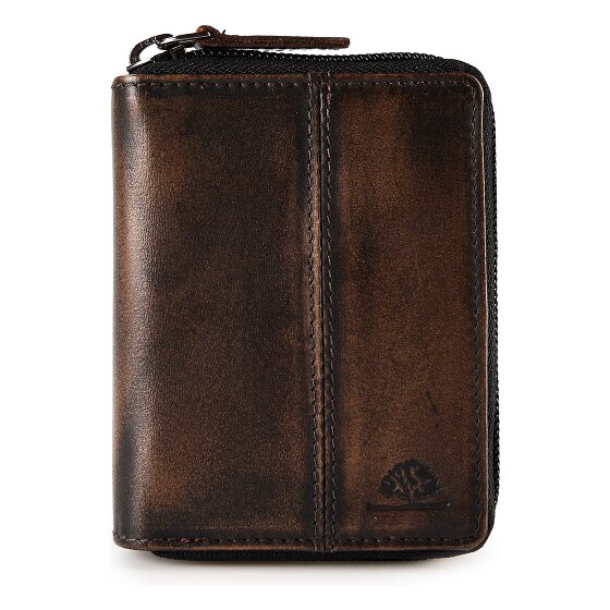 Greenburry Destressed Porte-monnaie Protection RFID Cuir 10.5 cm