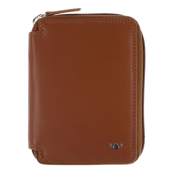 Golden Head Polo Porte-monnaie Protection RFID Cuir véritable 12.5 cm