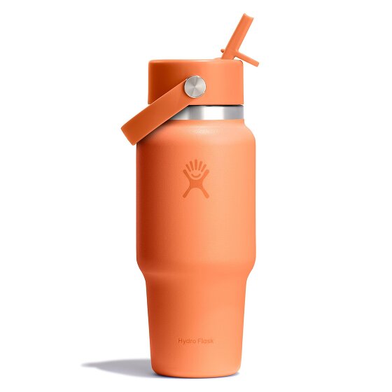 Hydro Flask Hydration Travel Bottle Flex Straw Cap Gourde 710 ml