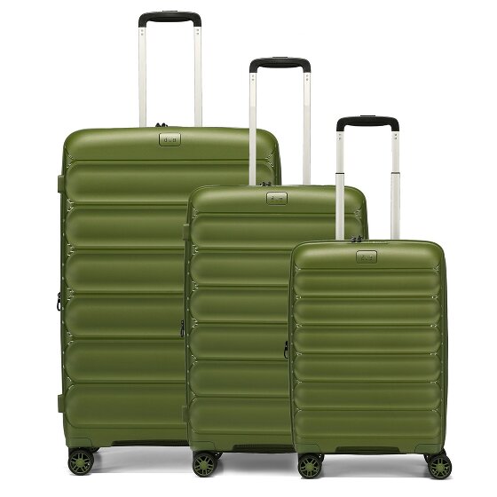d&n Travel Line 4700 4 roulettes Set de valises 3 pièces avec soufflet d'extension