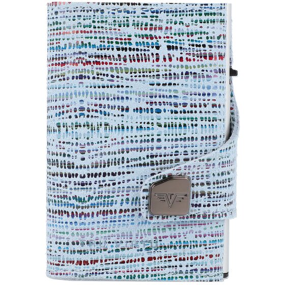 Tru Virtu Click & Slide Porte-cartes de crédit RFID en cuir 6,5 cm