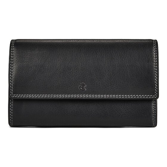 Esquire Dallas Porte-monnaie Protection RFID Cuir véritable 18 cm