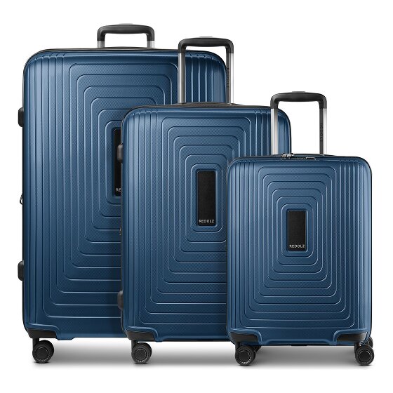 Redolz Essentials 14 4 roues Set de valises 3 pièces avec soufflet d'extension