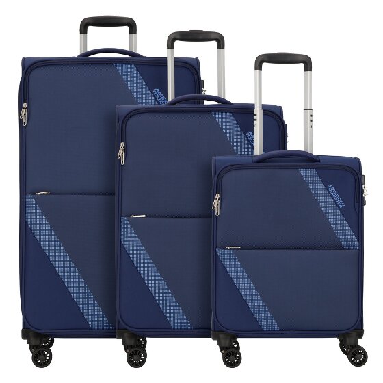 American Tourister Star Max 4 roulettes Set de valises 3 pièces avec soufflet d'extension