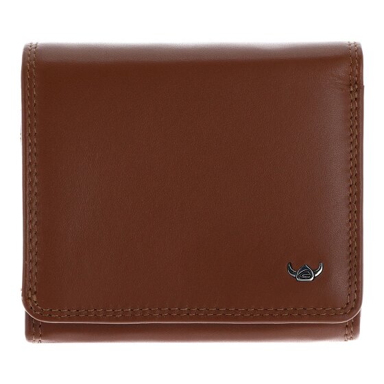 Golden Head Polo Porte-monnaie Protection RFID Cuir véritable 10 cm