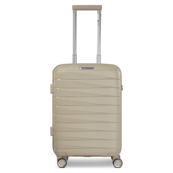 Franky London 4 roulettes Trolley de cabine S 55 cm avec soufflet d'extension