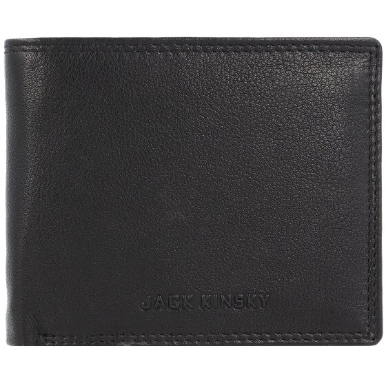 Jack Kinsky Porte-monnaie Brisbane cuir RFID 11,5 cm