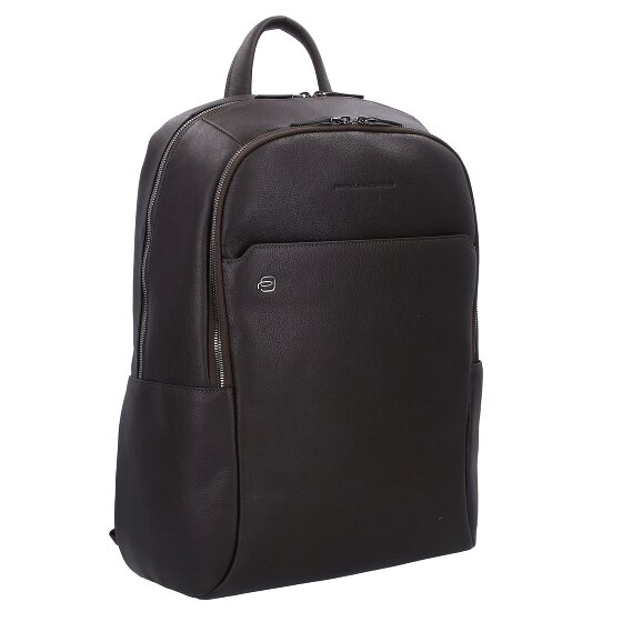Piquadro Black Square Sacs à dos en cuir 44 cm Compartiment pour ordinateur portable