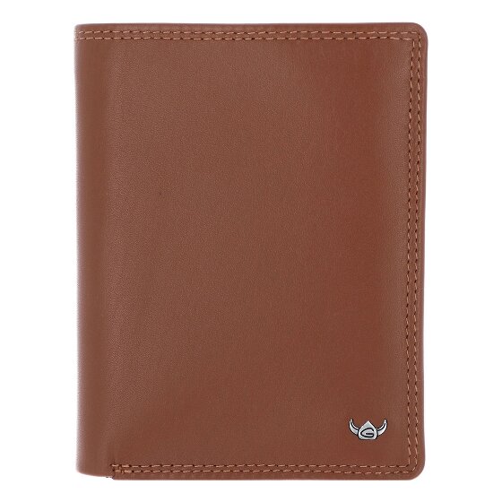 Golden Head Polo Porte-monnaie Protection RFID Cuir véritable 9 cm