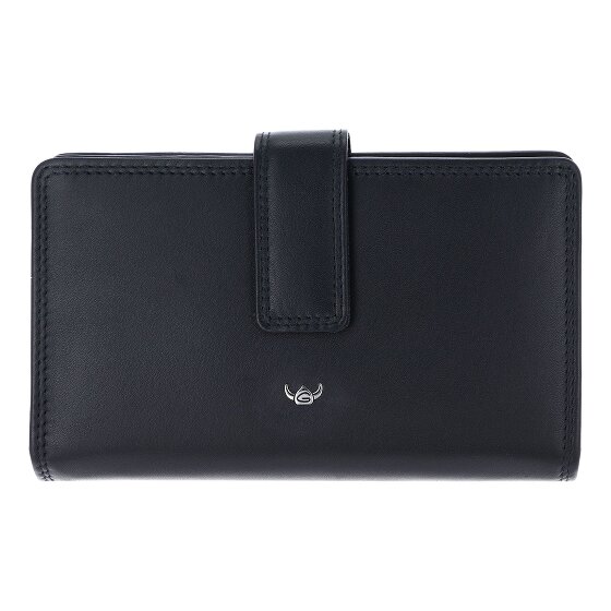 Golden Head Polo Porte-monnaie Protection RFID Cuir véritable 15.5 cm