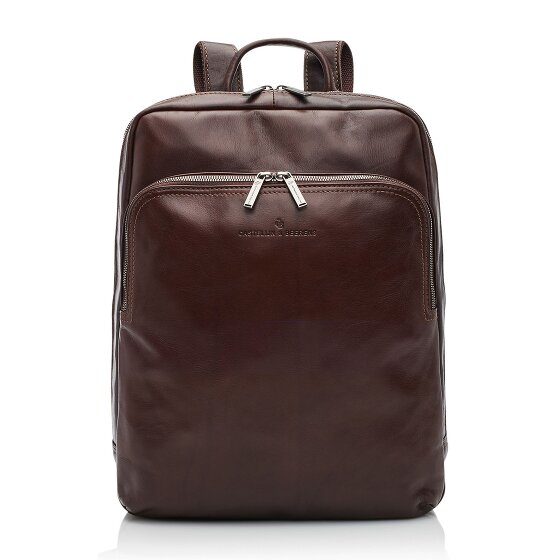 Castelijn & Beerens Firenze Sac à dos RFID Cuir 41 cm Compartiment pour ordinateur portable