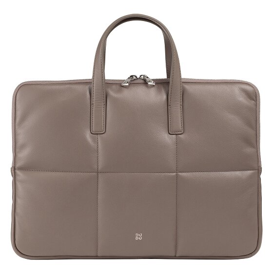 DuDu Togean Sacoche ordinateur Cuir véritable 36 cm