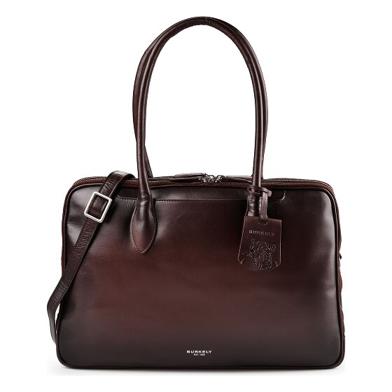 Burkely Ledger Attaché-case Cuir véritable 40 cm Compartiment ordinateur
