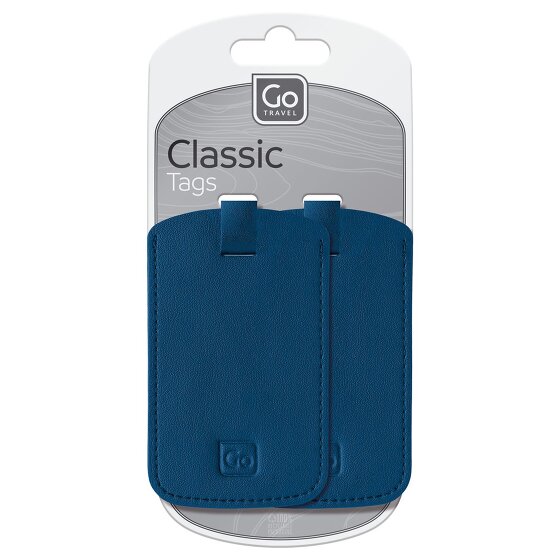 Go Travel Classic Tags Jeu d'étiquettes d'adresse 2 pcs.