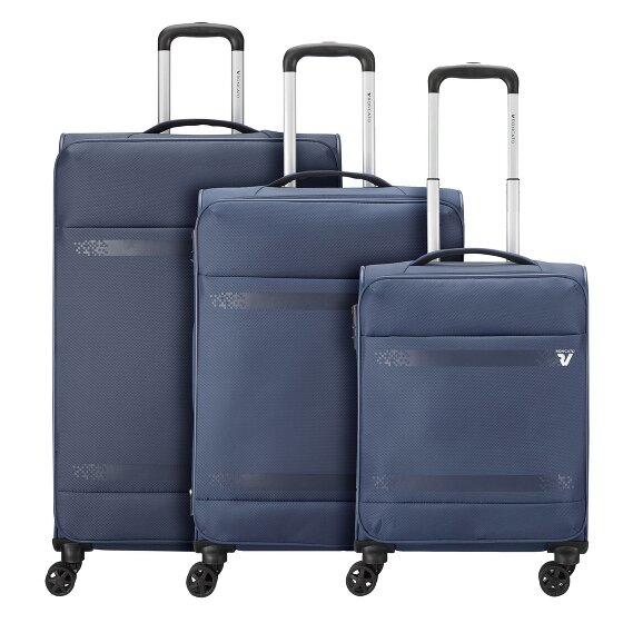 Roncato Jazz 4.0 4 roulettes Set de valises 3 pièces avec soufflet d'extension