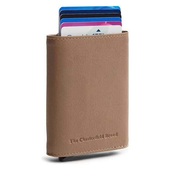 The Chesterfield Brand Junia Porte-monnaie Protection RFID Cuir véritable 10 cm