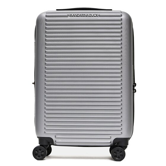 Mandarina Duck Tank Case 4 roulettes Trolley de cabine S 55 cm avec soufflet d'extension