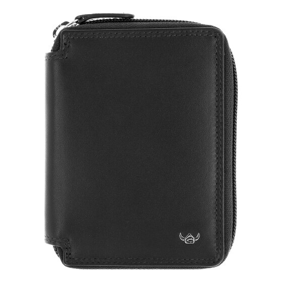 Golden Head Polo Porte-monnaie Protection RFID Cuir véritable 12.5 cm