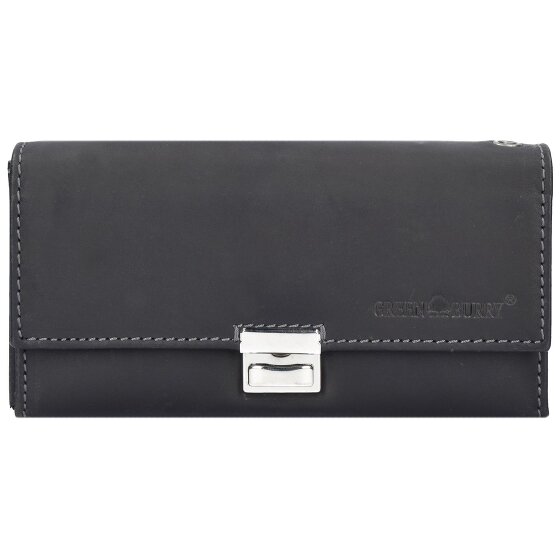 Greenburry Portefeuille Vintage pour serveur en cuir 18 cm