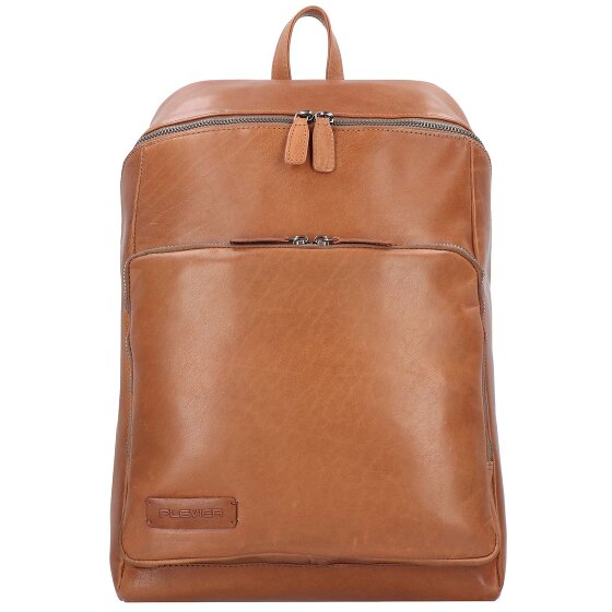 Plevier Rock Amaril Sac à dos professionnel Cuir 43 cm Compartiment pour ordinateur portable
