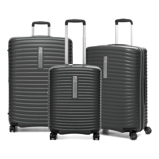 MODO by Roncato Vega 4 roulettes Set de valises 3 pièces avec soufflet d'extension