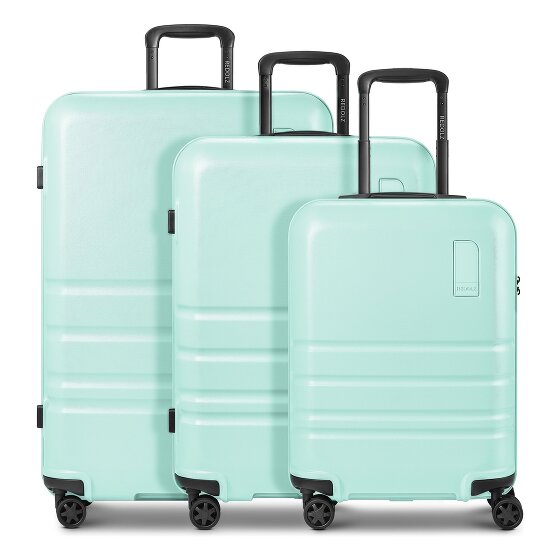 Redolz Pro ABS 4 roues Set de valises 3 pièces avec soufflet d'extension