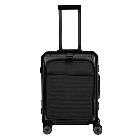 Travelite Valise cabine Next à 4 roues en Aluminium, 55 cm, compartiment pour ordinateur portable