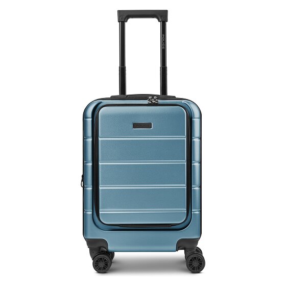 Police Dublin 4 roues Valise cabine S 54 cm Compartiment ordinateur avec soufflet d'extension