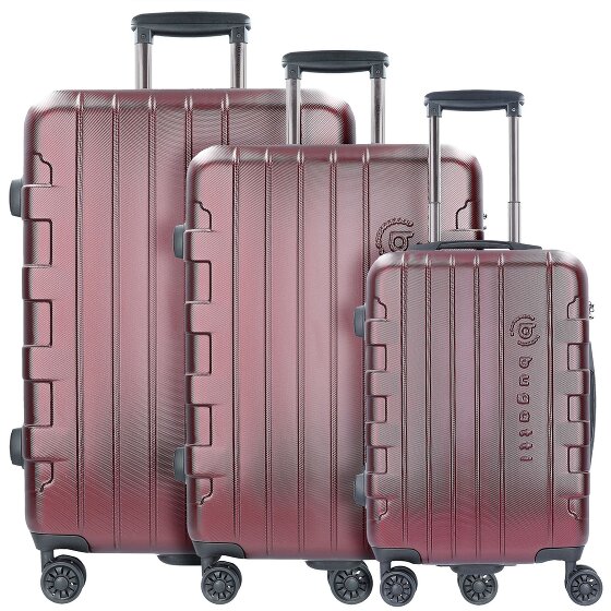 bugatti Galatea Set de valises à 4 roulettes 3pcs
