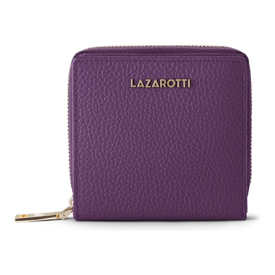 Lazarotti Bologna Leather Medium Porte-monnaie Zip-Around en cuir 10 cm