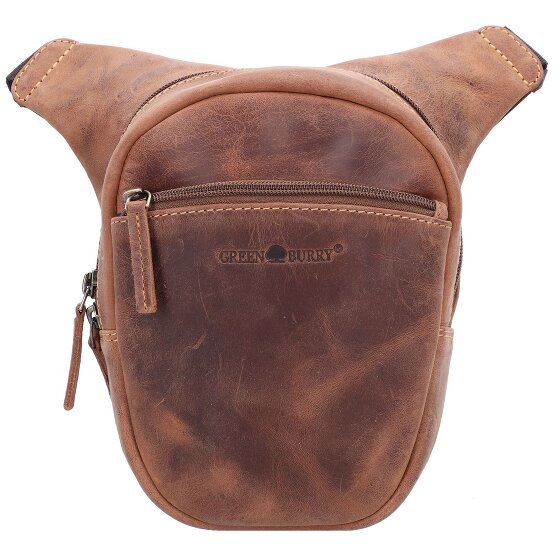 Greenburry Sac banane Vintage Biker en cuir 20 cm